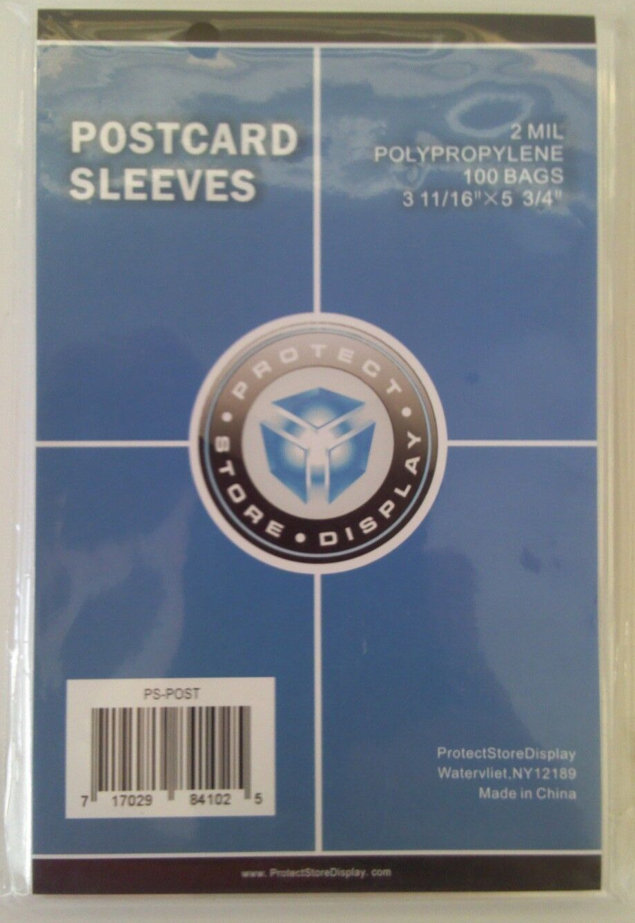 (100) CSP Postcard Sleeves Protectors No PVC NIP 2 mil 3 11/16 x 5 3/4