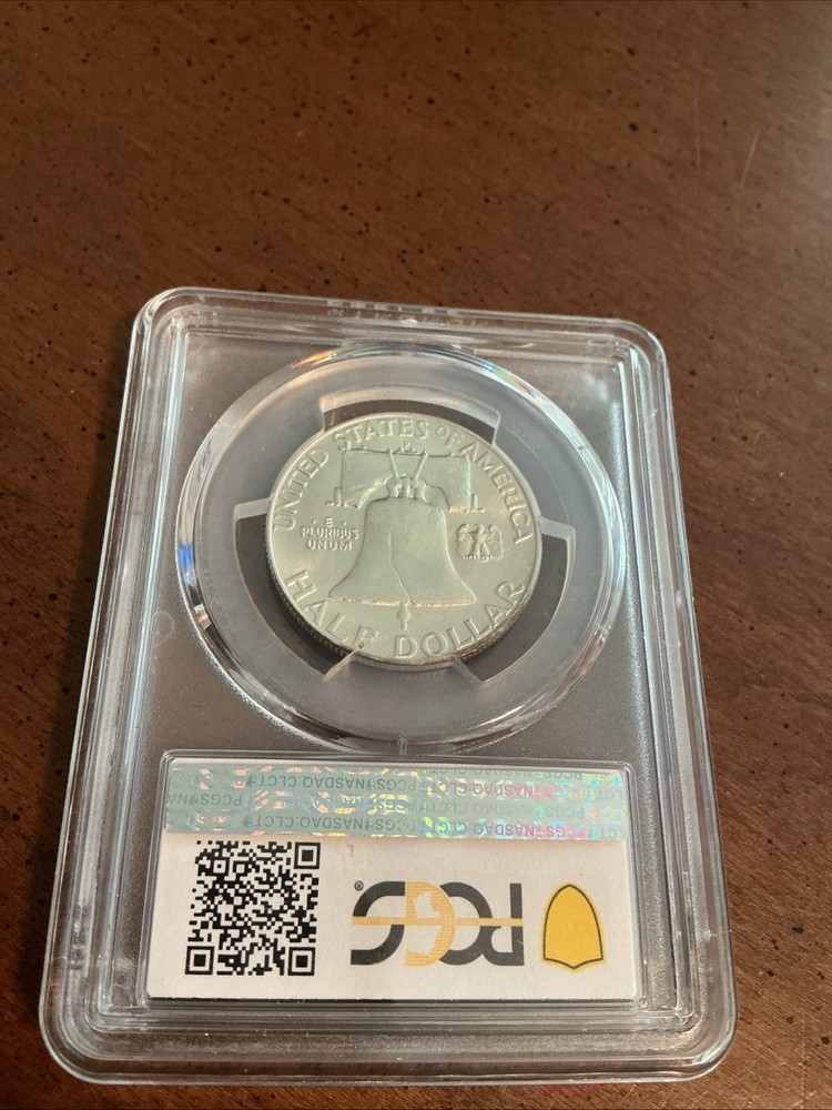 1957-D Franklin Half Dollar PCGS MS65FBL