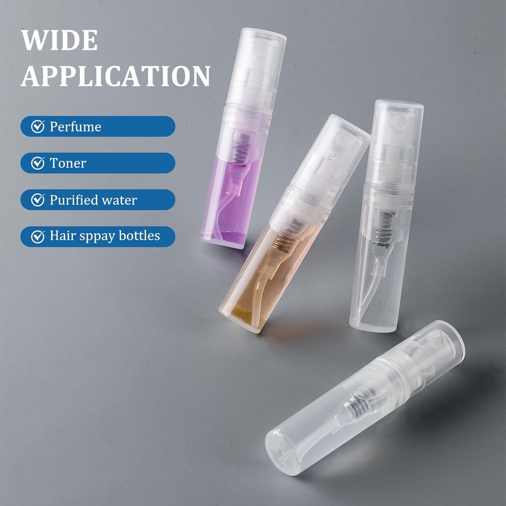 Mini Perfume Sample Bottles 10 Pack 3 Ml Plastic Small Perfume Spray Bottle Fi