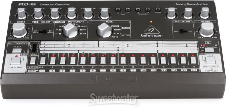 Behringer RD-6-BK Analog Drum Machine - Black