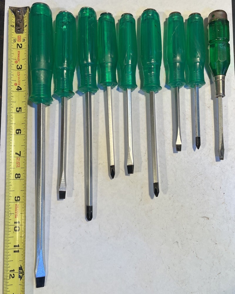 9 Mechanic Screwdrivers