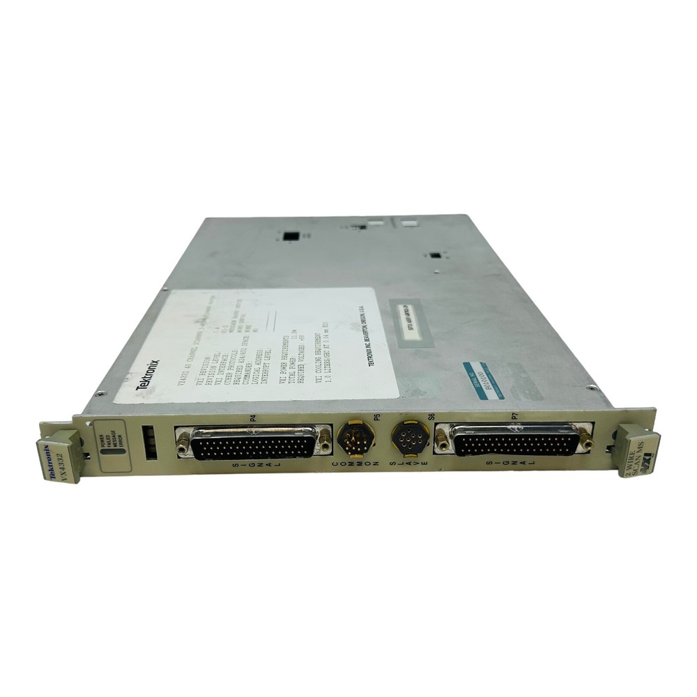 TEKTRONIX VX4332 40CH SCANNER 2-WIRE SCANNER MASTER VXI MODULE SN B010100