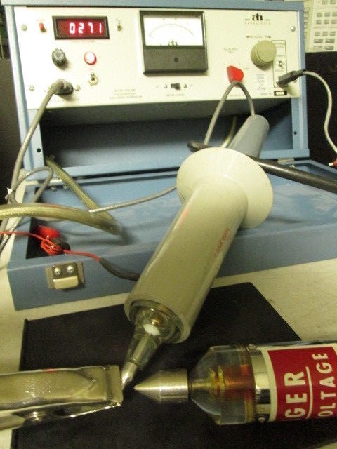 ESD Generator 25kV Human discharge model probe WORKING! Variable pulse rates