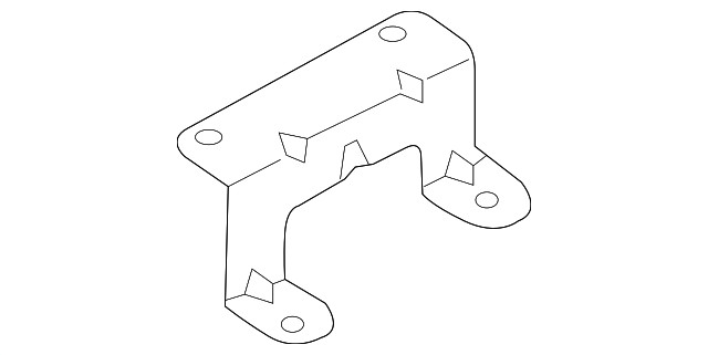 Genuine Volkswagen Mount Bracket Bracket 561-035-933