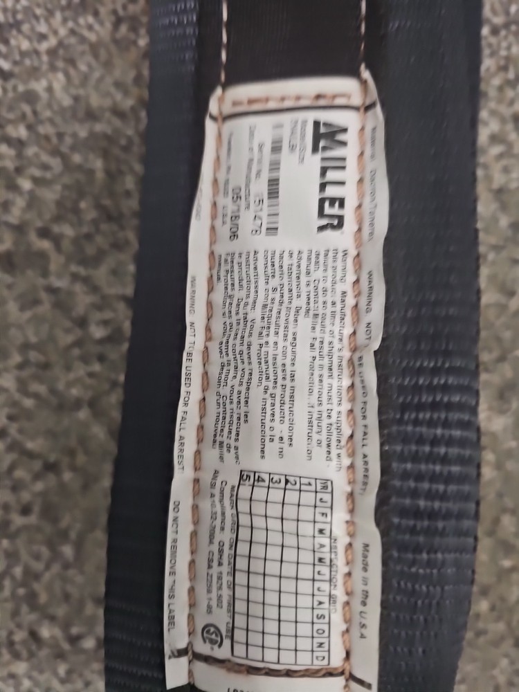 Miller Working And Climbing Belt