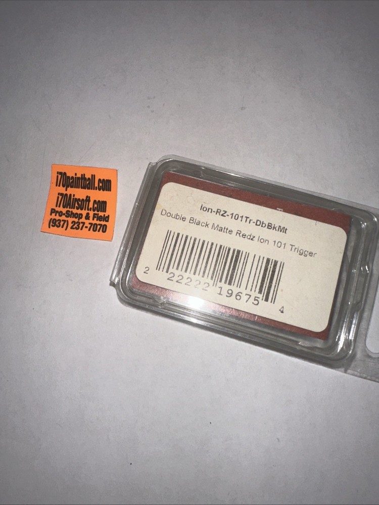 Matte Black Redz Ion Trigger