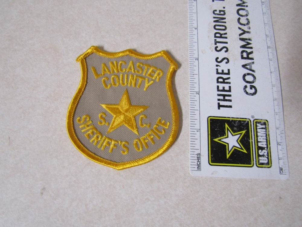PATCH LAW ENFORCEMENT LANCASTER COUNTY SOUTH CAROLINA SHERIFF'S OFFICE