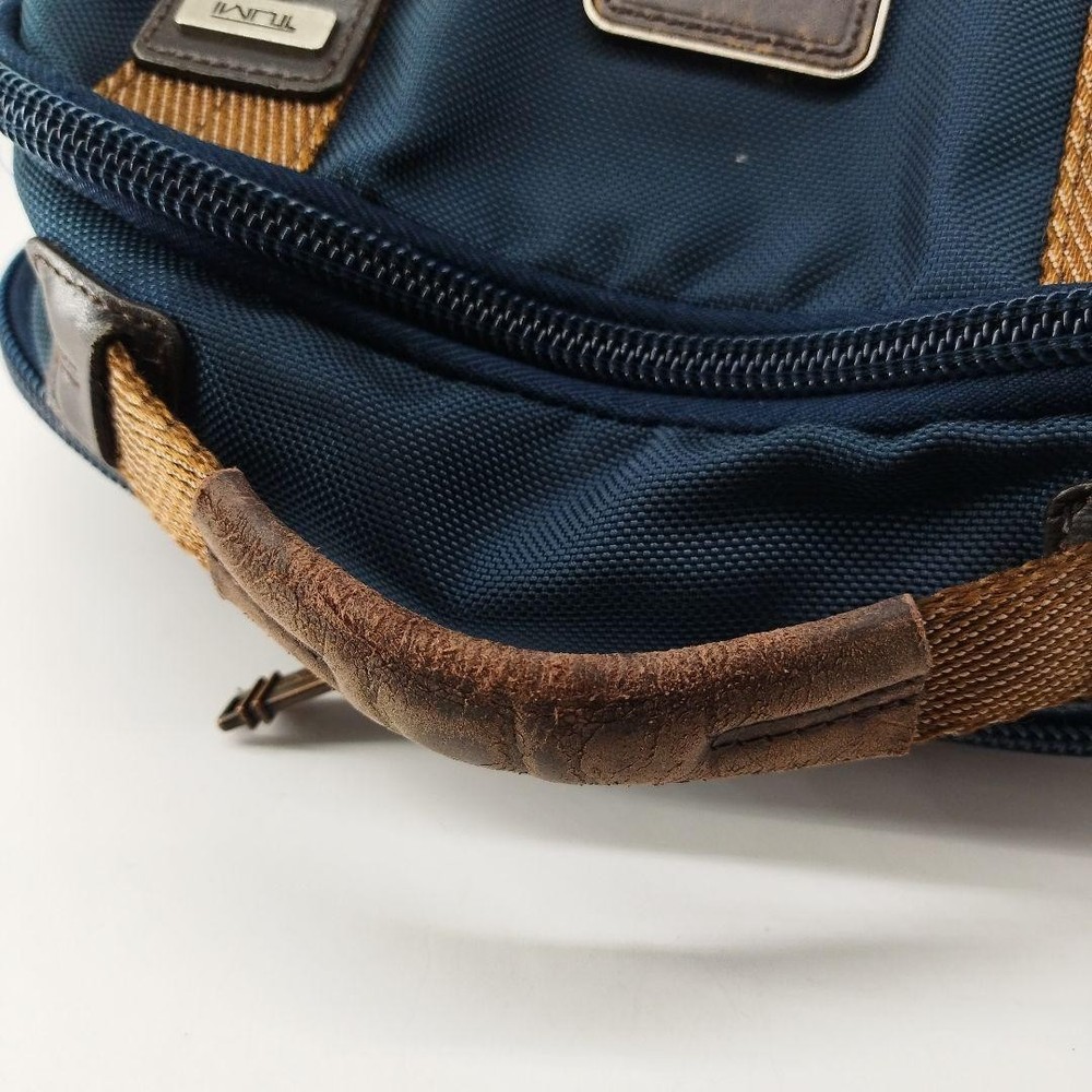 Tumi ALPHA BRAVO Navy Backpack Rucksack Used 22202