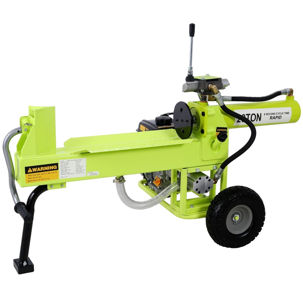 20Ton Portable Log Splitter Firewood Splitting Auto Return Ram System 7HP Engine