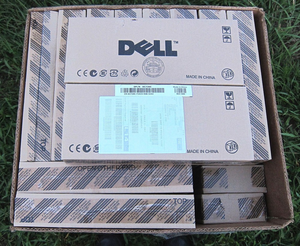 DELL BLACK FLAT PANEL SPEAKER BAR 0C730C NEW IN BOX SCHOOL SURPLUS