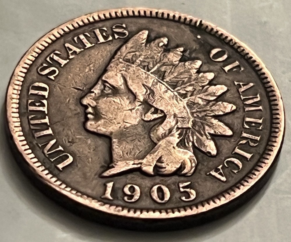 1905 Indian Head Cent BN438 VG