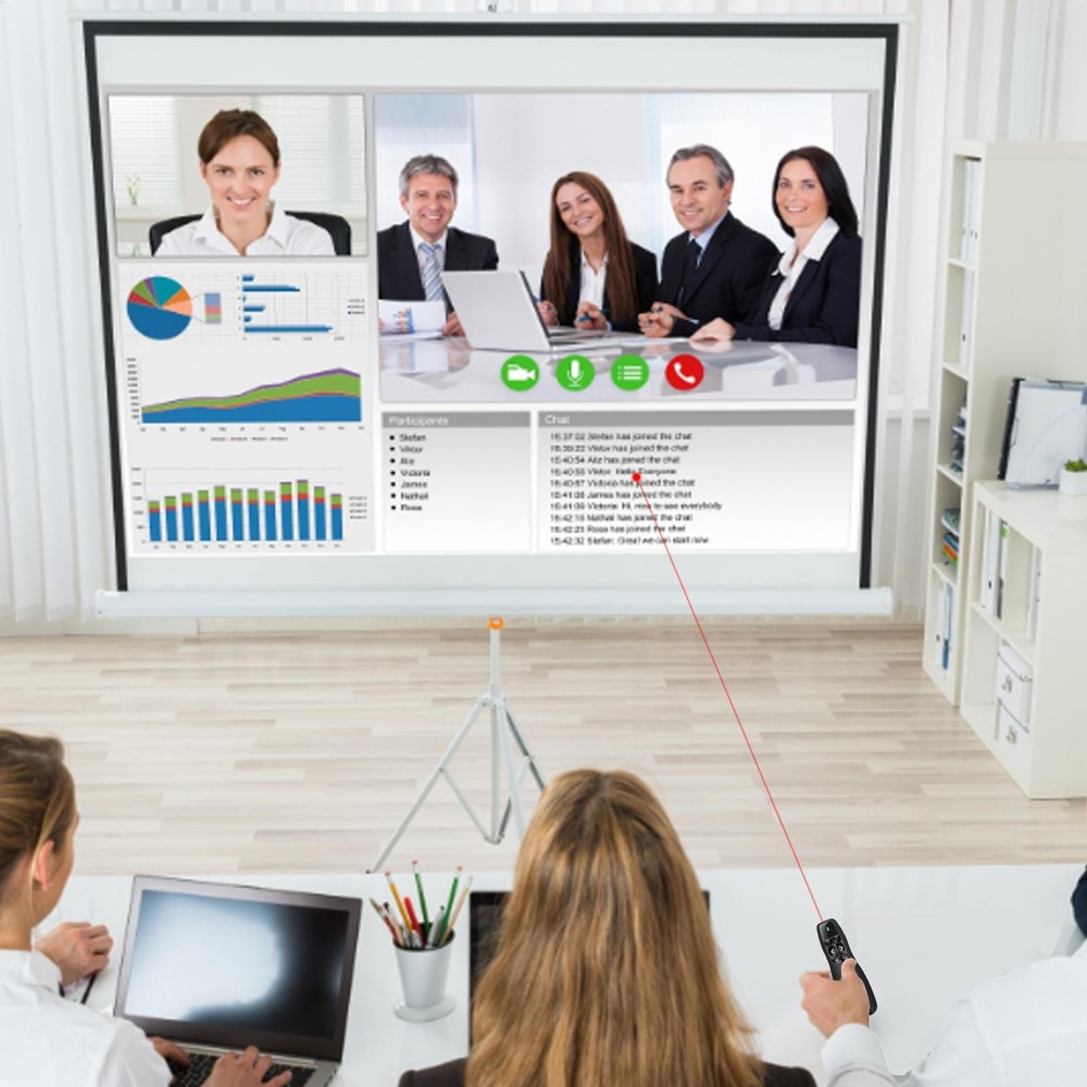 Power point Presentation Remote Control Wireless USB PPT Presenter Laser Pointer