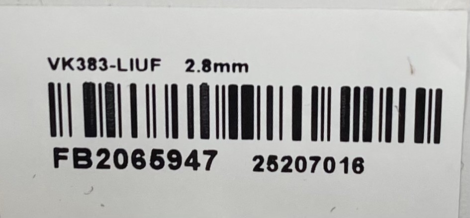 VK383-LIUF 2.88MM NETWORK SECURITY CAMERA