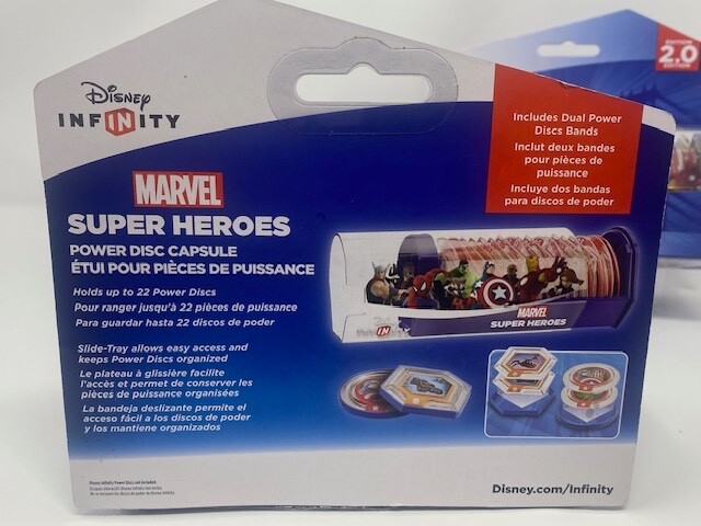 Two (2) Unopened Disney Infinity Marvel Super Heroes Power Disc Capsule 2.0