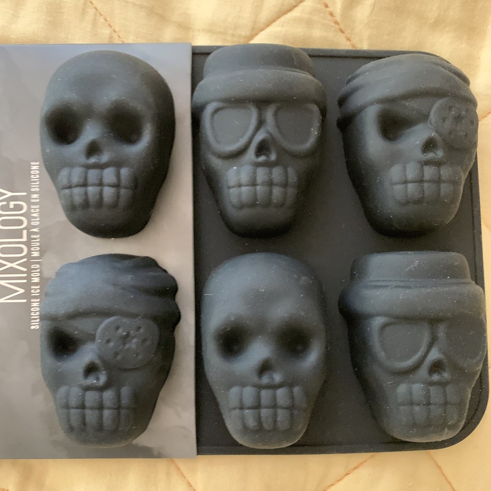 Mixology Skull ICE Cube Tray Maker Silicone