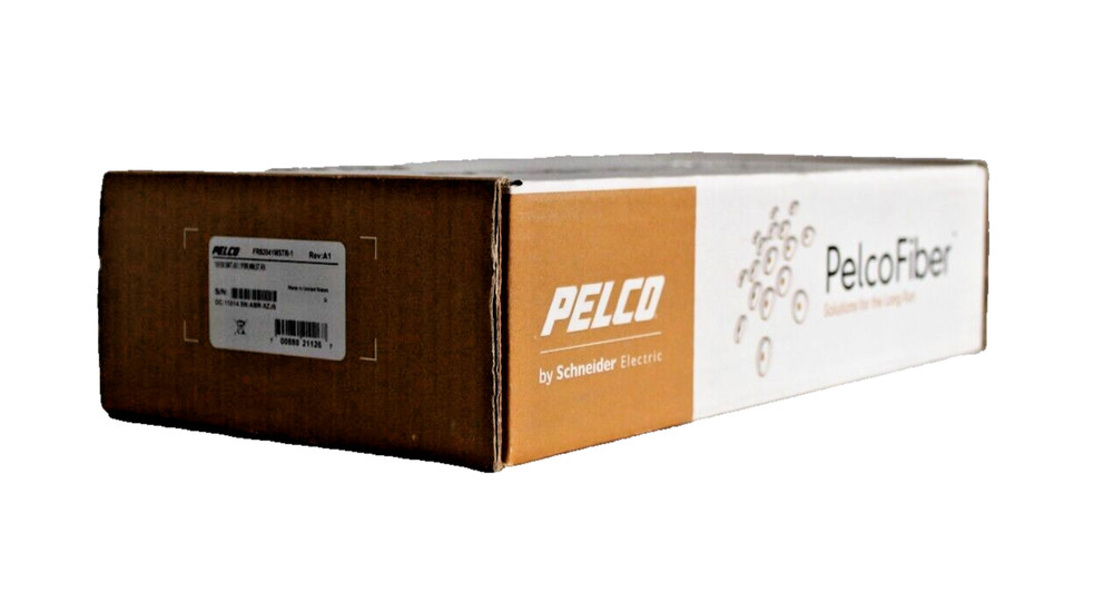 Pelco FR82041MSTR-1 4 Multimode Unmanaged Ethernet Switch (Receiver)