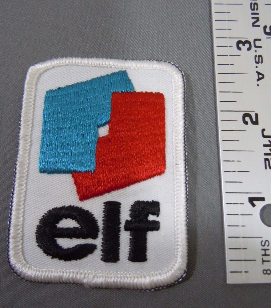 ELF Petroleum Embroidered Iron On Uniform-Jacket Patch 2.75" x 2"