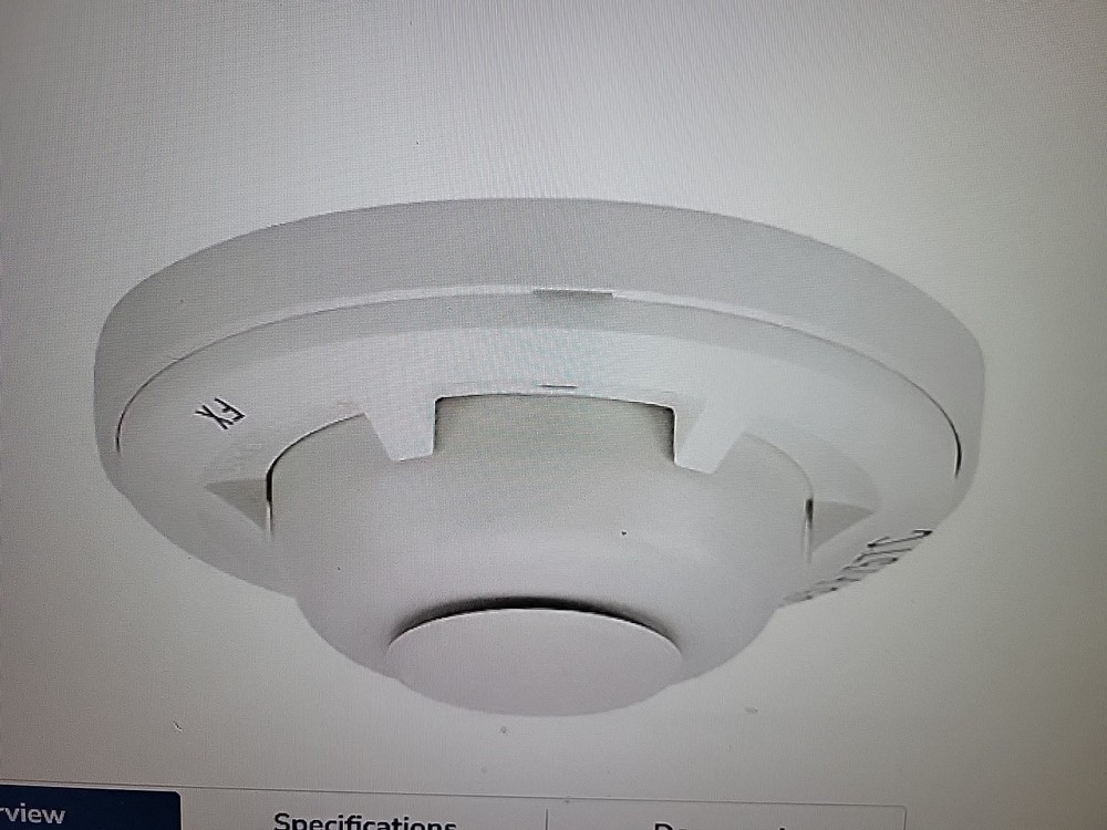 System Sensor 5604 Heat Detector White