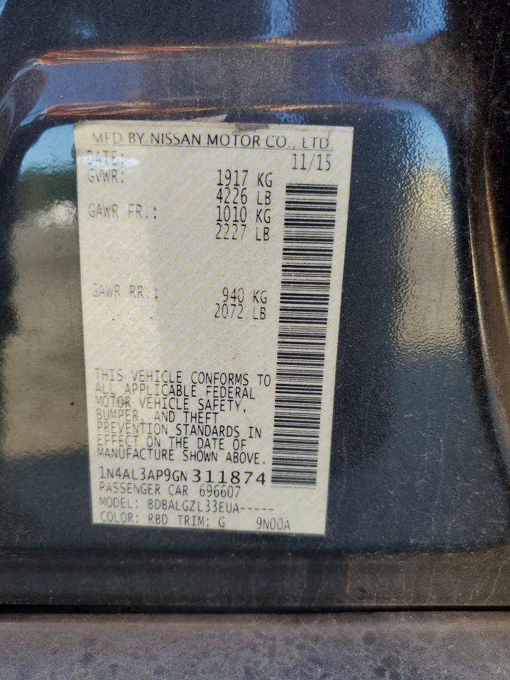 Fuse Box Engine Sedan Base Fits 16-17 ALTIMA 5018993