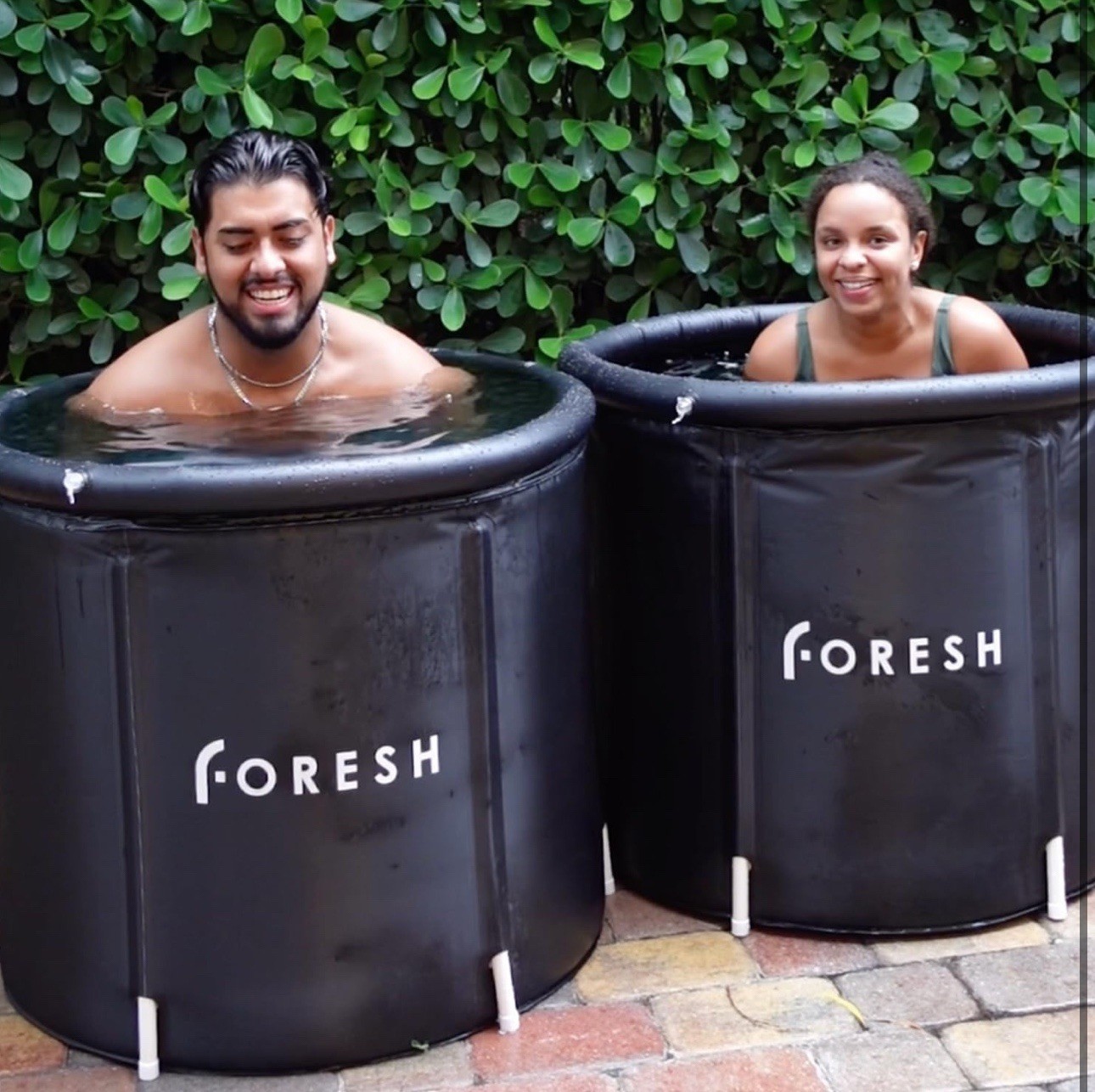 Foresh Large Ice Bath Cold Plunge Tub Premium Portable Recovery Tub