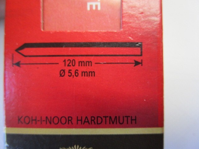 2 PACK Set of 12 Koh-I-Noor Gioconda 5.6 mm Leads for Artists' Drawing 4865 6B