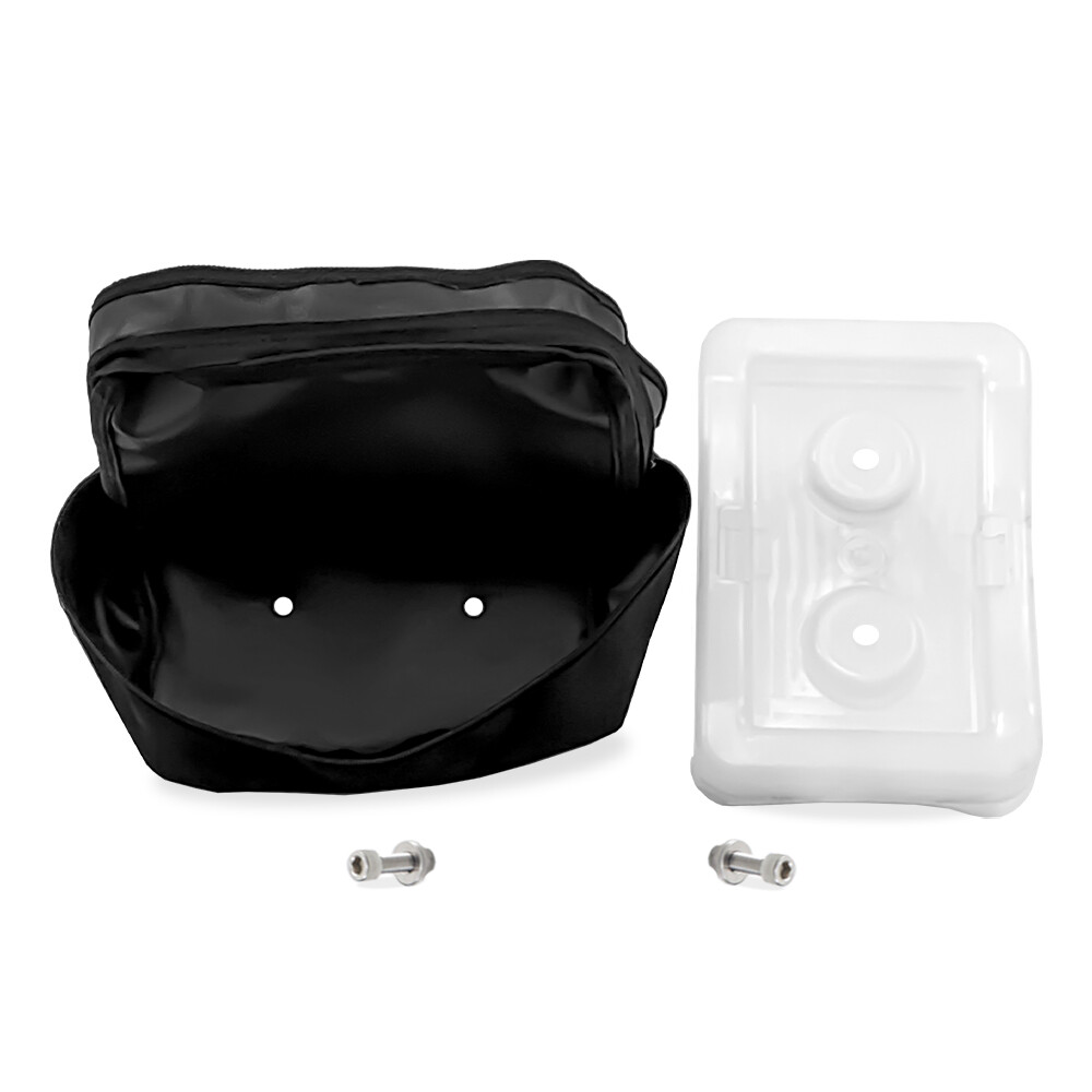 Black Fender Pack Tool Bag For SUZUKI DRZ400S DRZ400E DRZ 400SM DR-Z400 S/SM/E