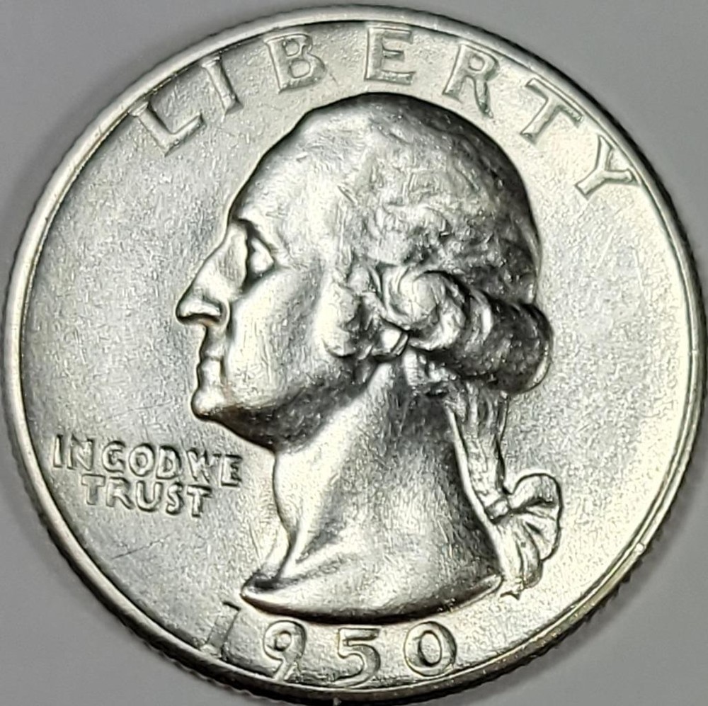 1950-D  Silver Washington Quarter - ** CHBU **