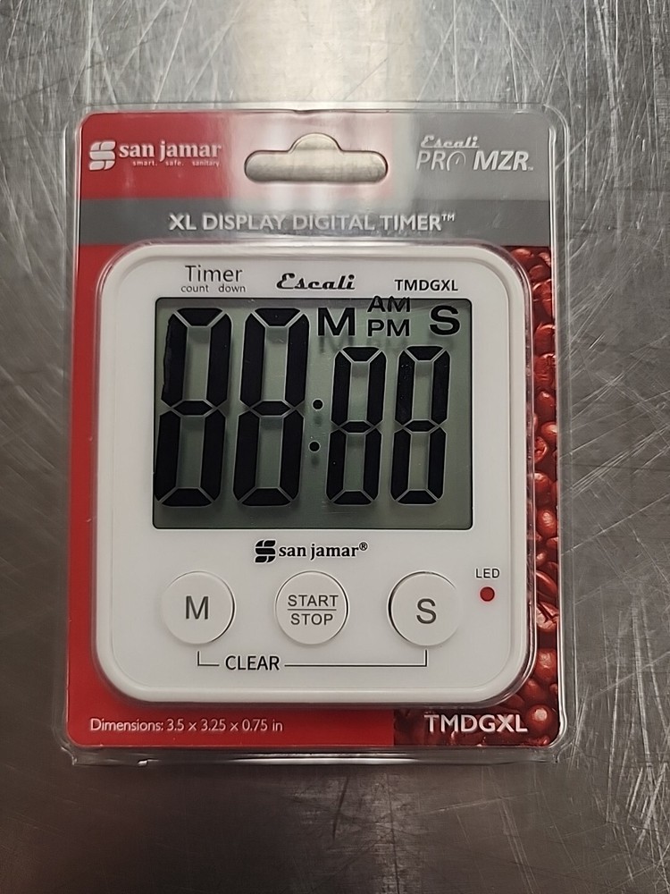 San Jamar Xl Display Digital Timer