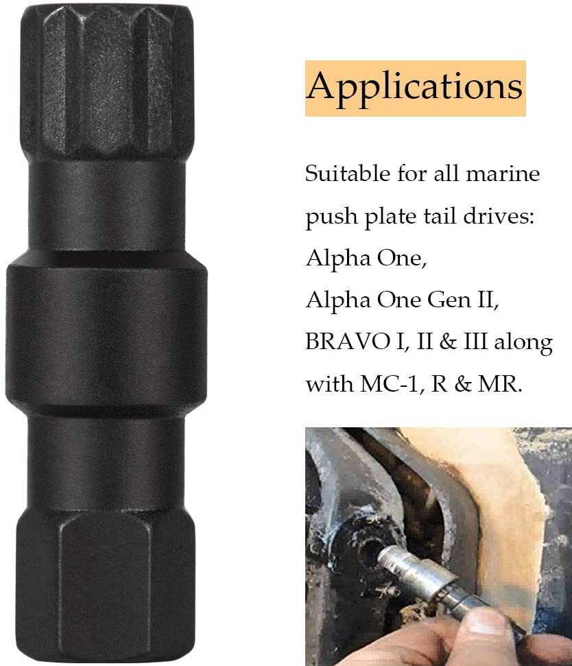 Gimbal Bearing Puller +Alignment & Hinge Pin Tool Kit for Mercruiser Alpha Bravo
