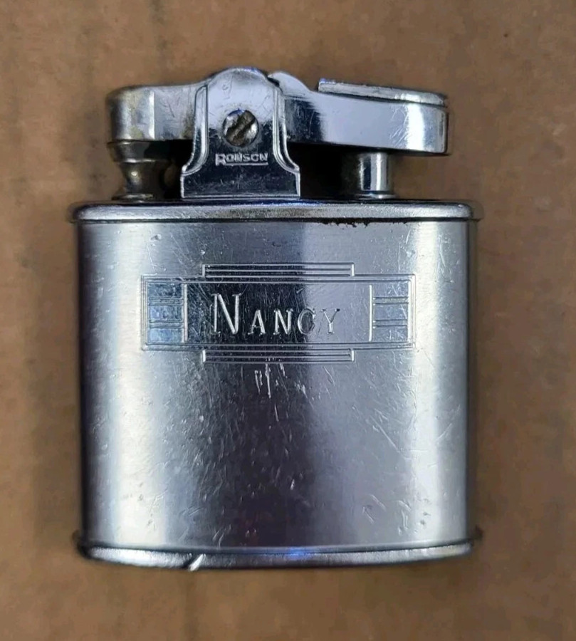Vintage Standard Ronson Lighter "Nancy" "Marian"