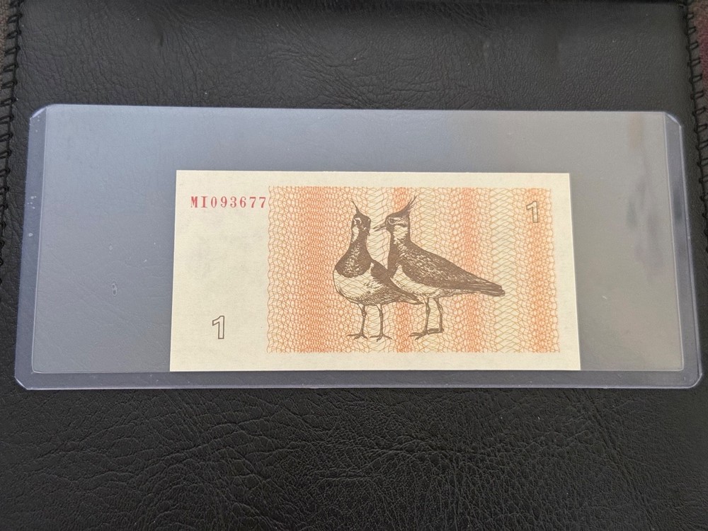 1992 — LITHUANIA — 1 TALONAS NOTE