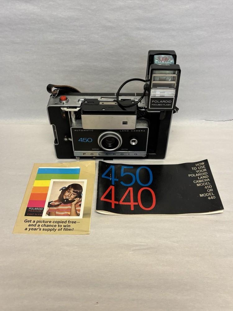 Vintage Polaroid Automatic 450 Land Camera #5564
