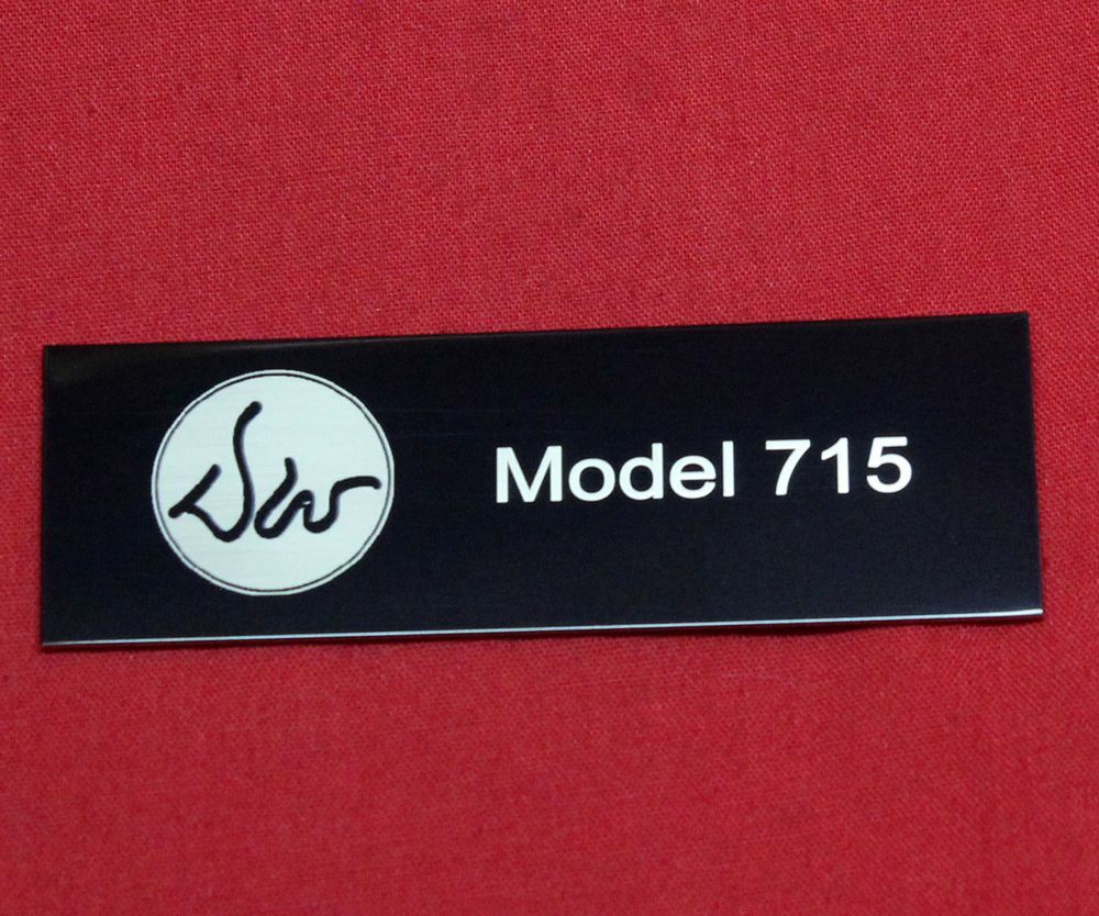 Dan Wesson Model 715 Display Case Plaque