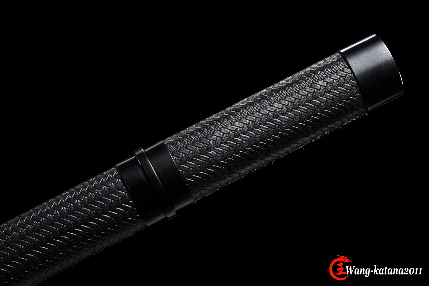 18''Tanto 9260 Steel Mini Katana Self-defence Japanese Samurai Black Short Sword