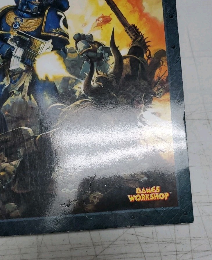 Warhammer 40k Codex: Space Marines (2008 Games Workshop, Softcover) Pre-Owned