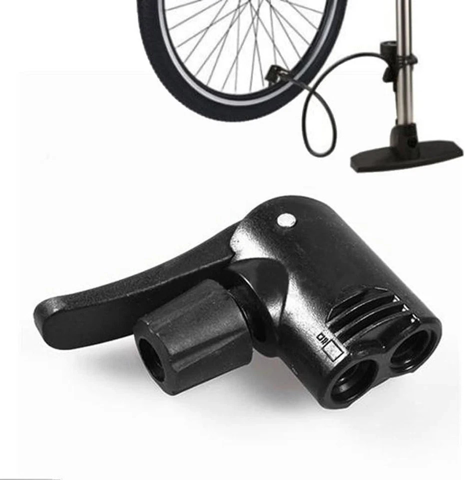 3 in 1 Replacement Dual Head Air Pump Adapter Valve for Bicycle Bike Cycle Tyre