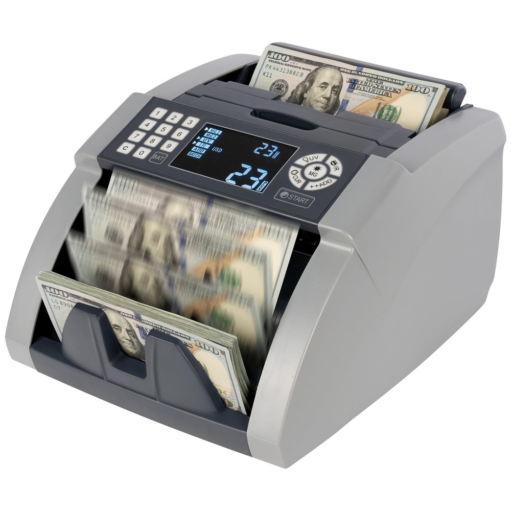 Perco Bill Counter and Counterfeit Detector Machine – Money Machine...