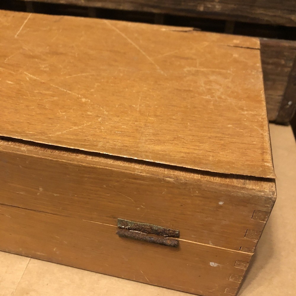 Vintage Microscope with Box Untested