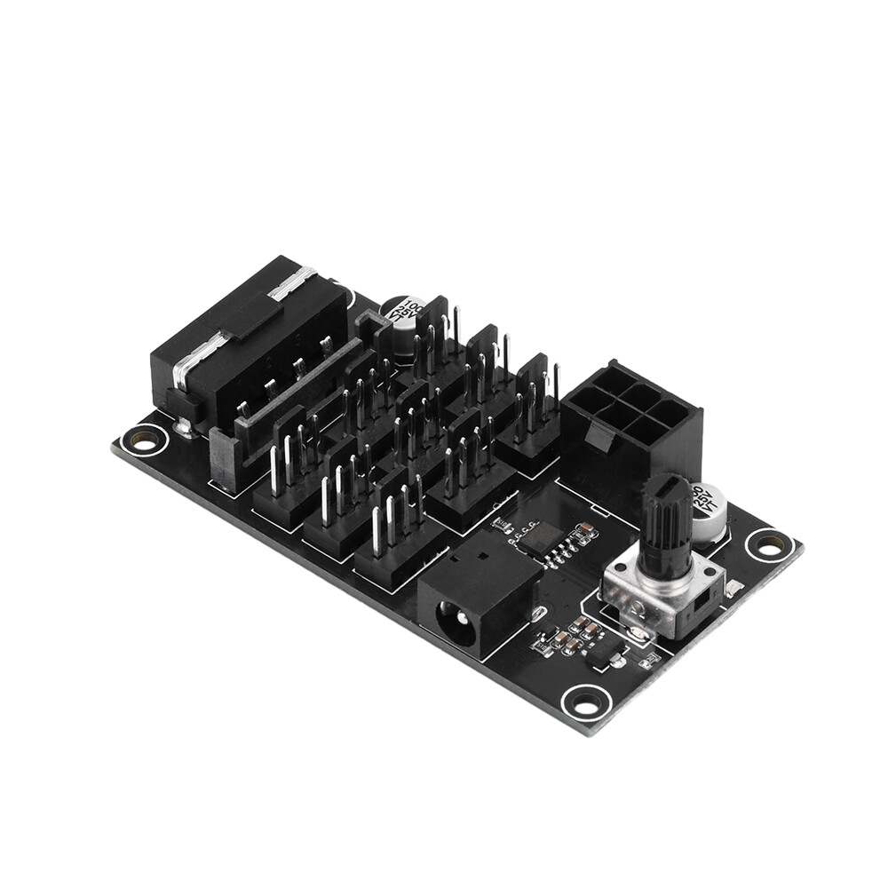 Computer Chassis PWM Violent Fan Speed Controller 9CH High-Power Hub Controller