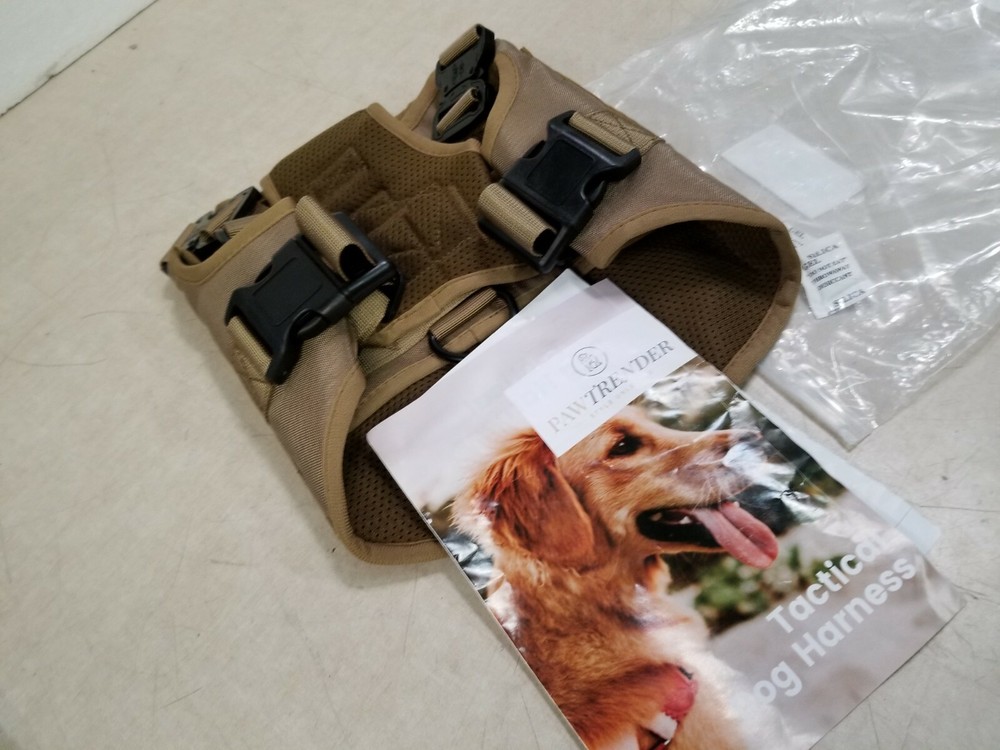 Pawtrender Tactical Dog Harness, Large