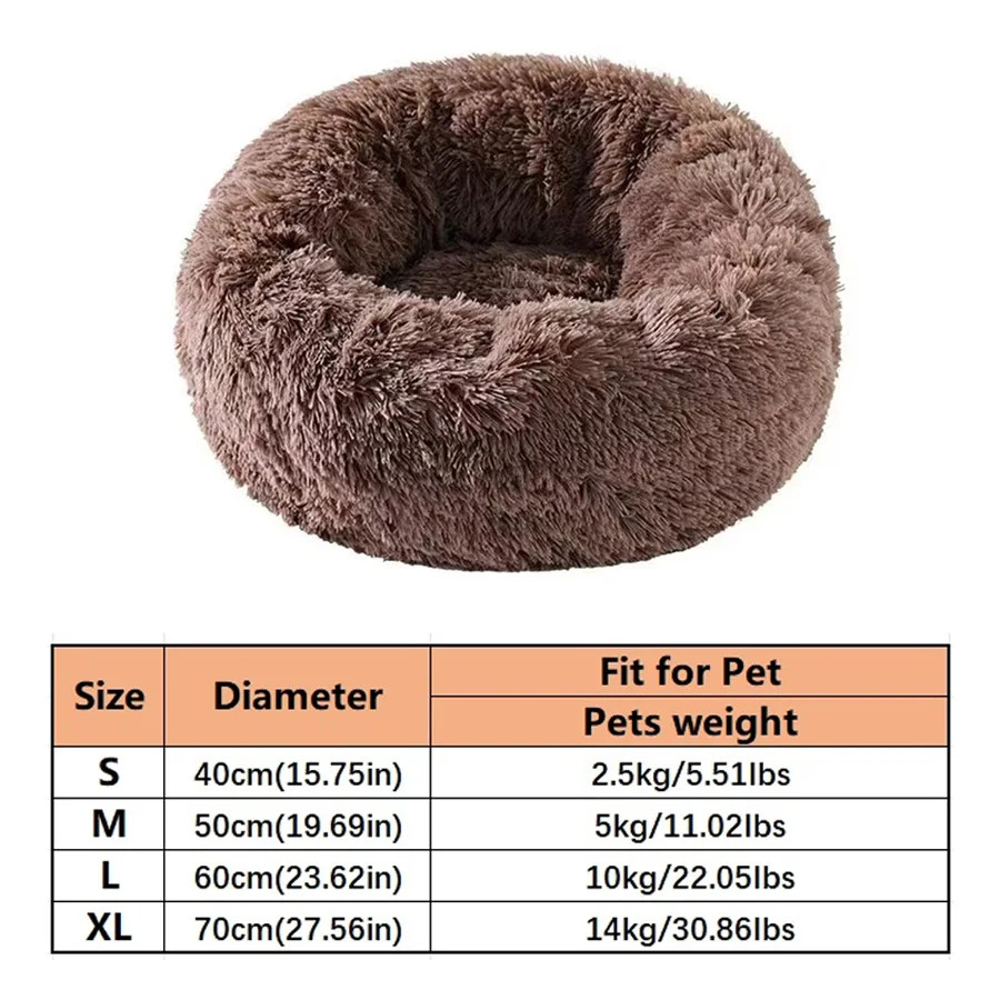 Soft Cat Bed: Plush, Warm, Washable Cozy Pet Nest
