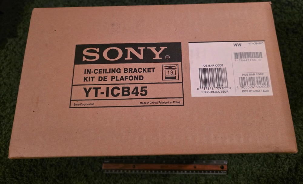 NEW- Sony YT-ICB45 In-Ceiling Bracket, in sealed box