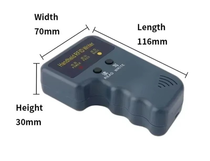 Handheld RFID ID Card Copier Key Reader Writer Duplicator 125KHz+2PCS Tags US