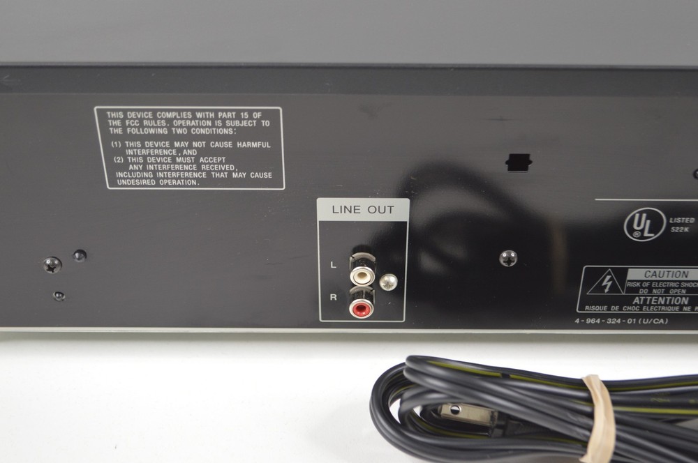 Sony CDP-C345 5-Disc Changer Carousel CD Player Linear Converter TESTED WORKS!