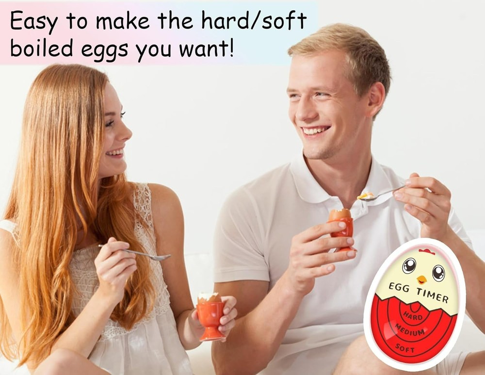 Fun Red Egg Timer for Boiling Eggs - Ideal Kitchen Gadget for Perfect Results