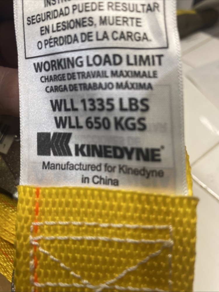 Kinedyne 641201 2”x12’ E-track Ratchet Logistic Strap