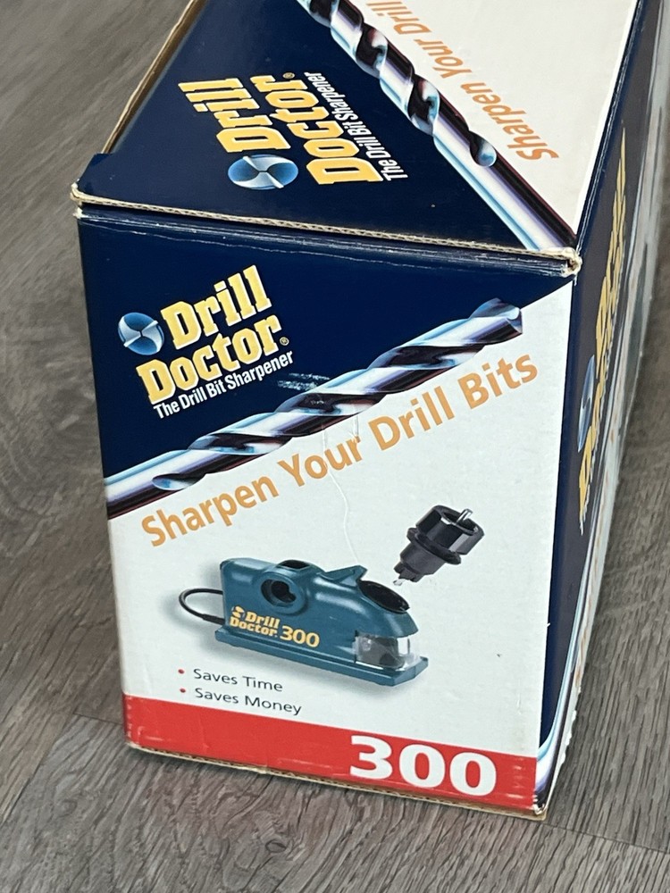 Drill Doctor Model 300 Bit Sharpener with Box, VHS Guide & Instruction Manual