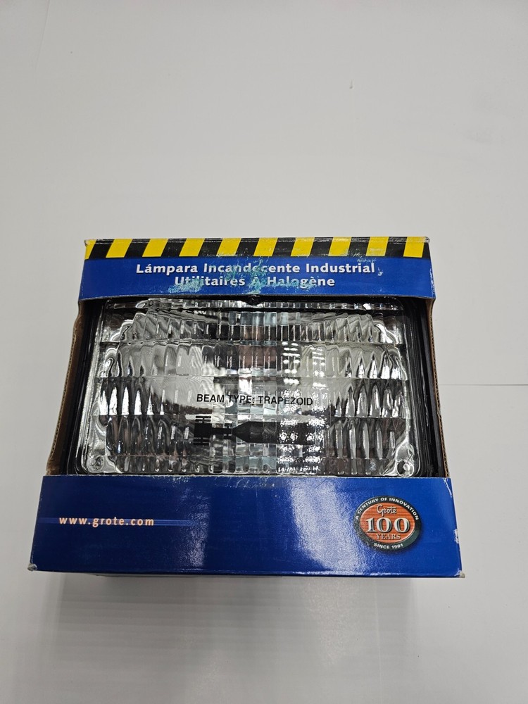 Grote 63201-5 Large Rectangular Halogen Work Lamp, Trapezoid