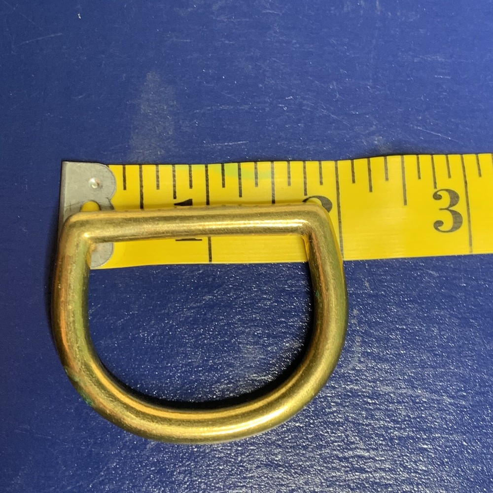 D Ring - Solid Brass - 1 1/2 Inches - NEW