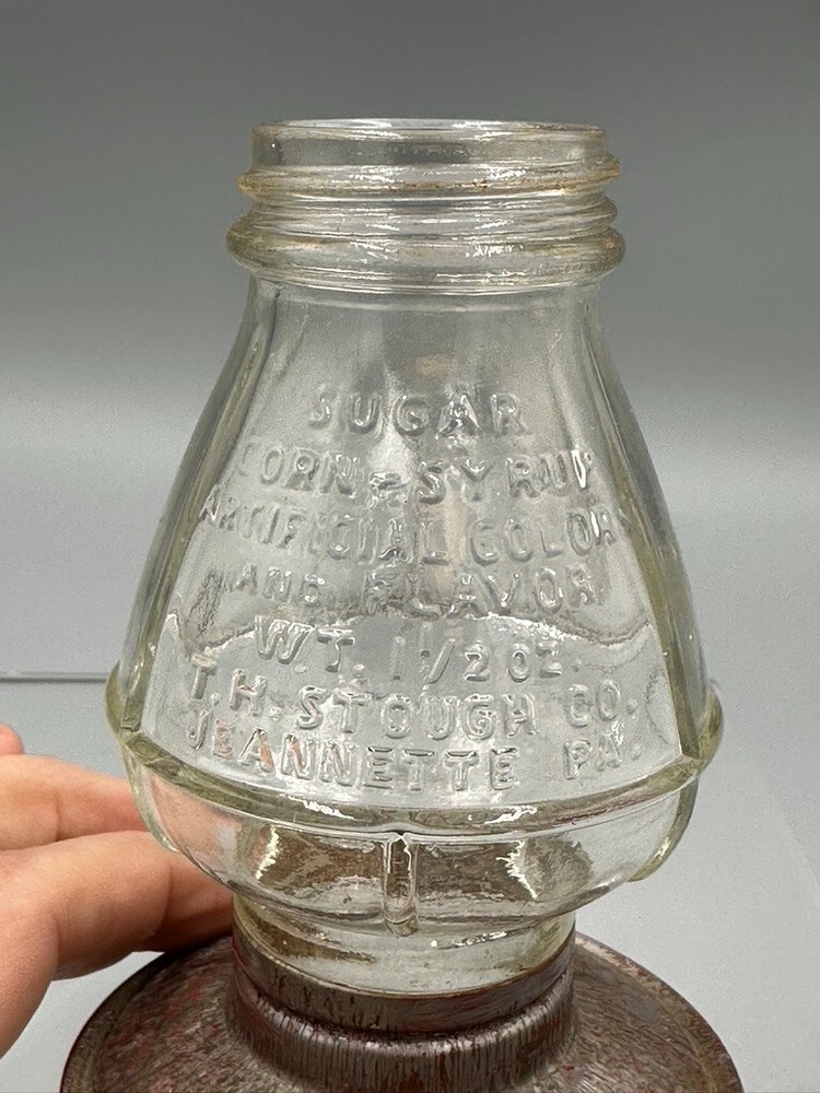 1950s Stough LANTERN Figural Glass CANDY CONTAINER A&E 447 Vintage